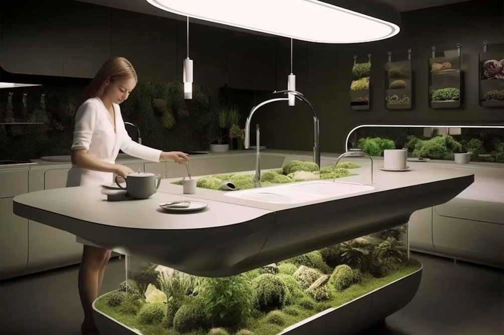 Tendencias en diseño de cocinas para 2035